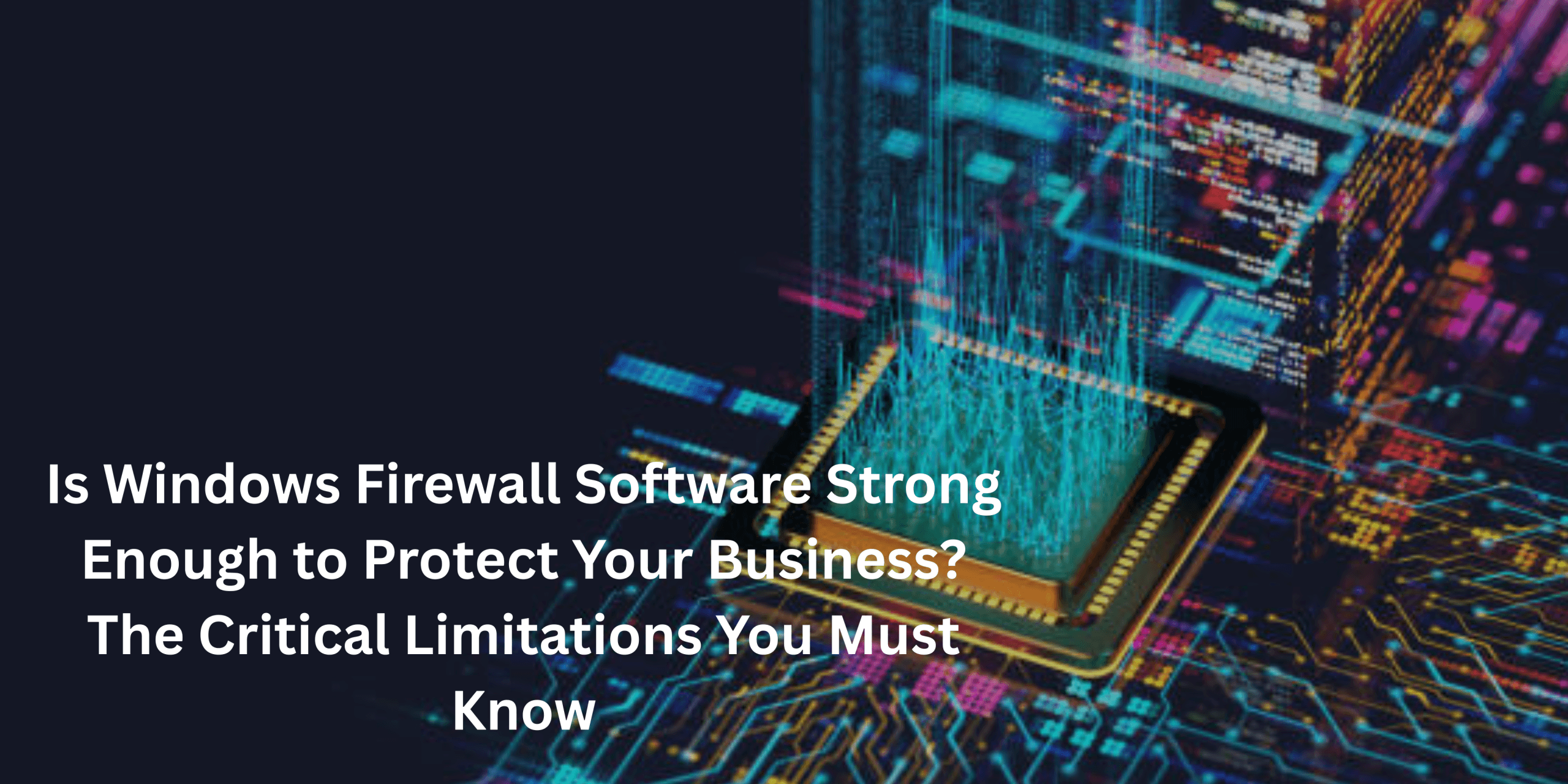 Firewall software vs hardware firewall device for business protection