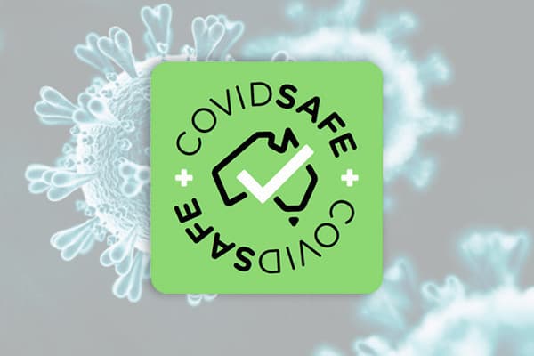 Parliament in session with overlay text ‘COVIDSafe Privacy Protections Enshrined in Law’