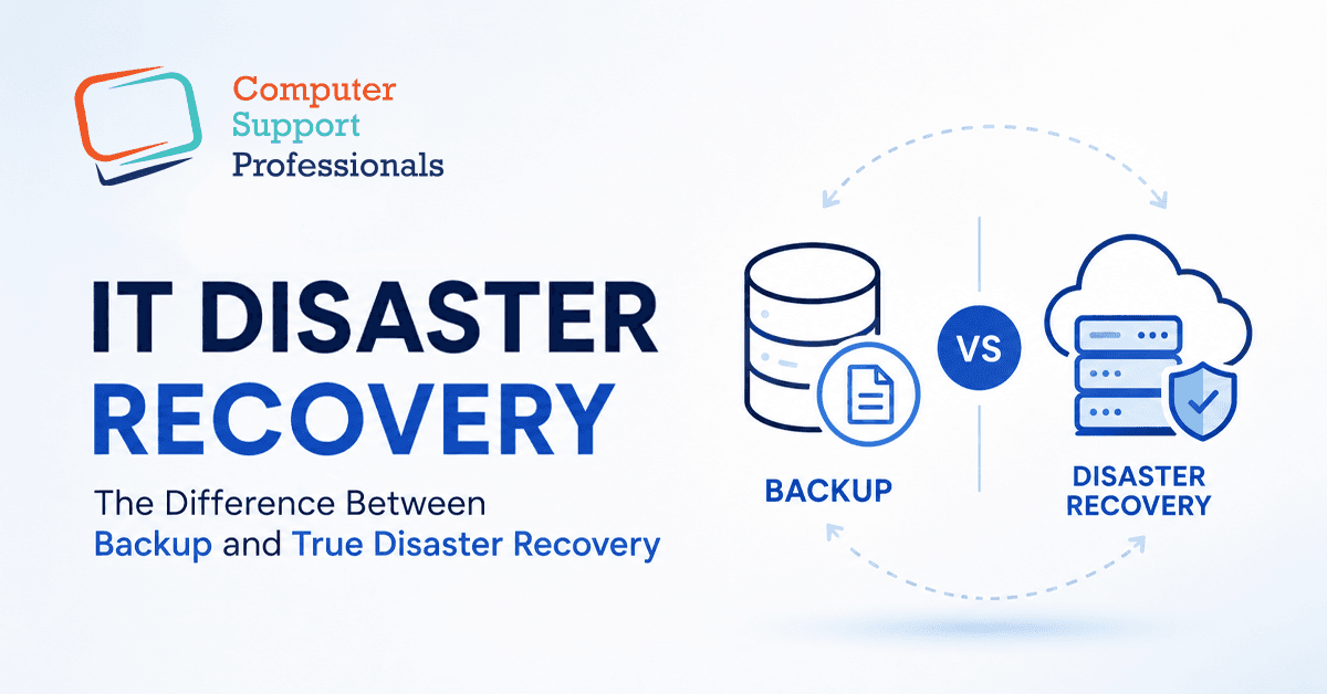 IT disaster recovery and backup system comparison