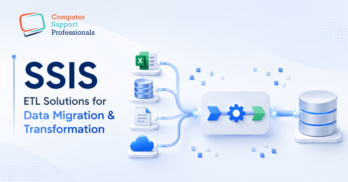 Server Integration Services ETL data workflow