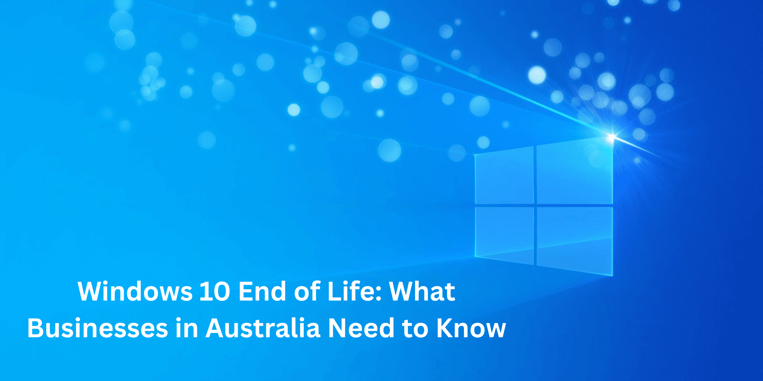 Windows 10 end of life notice on a computer screen