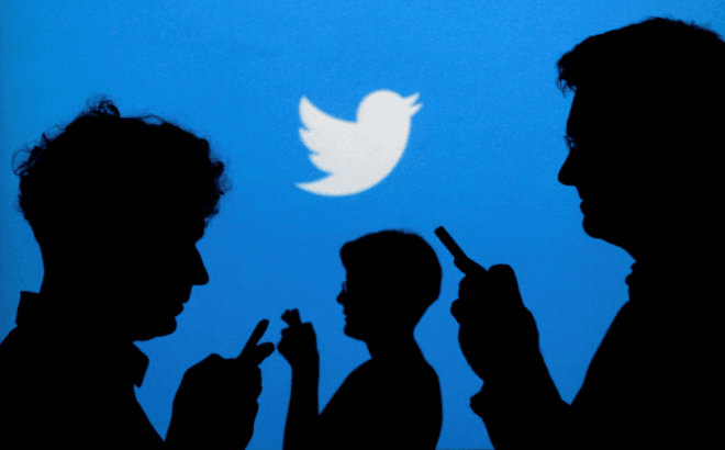 "User updating their twitter password on a laptop to enhance account security.